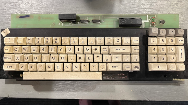 ADDS Regent 25 Cherry Capacitive Keyboard Top View
