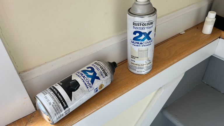 ADDS Regent 25 Flat black and Heirloom White paint