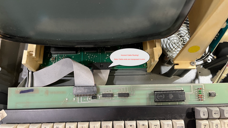 ADDS Regent 25 Keyboard Cable in Error