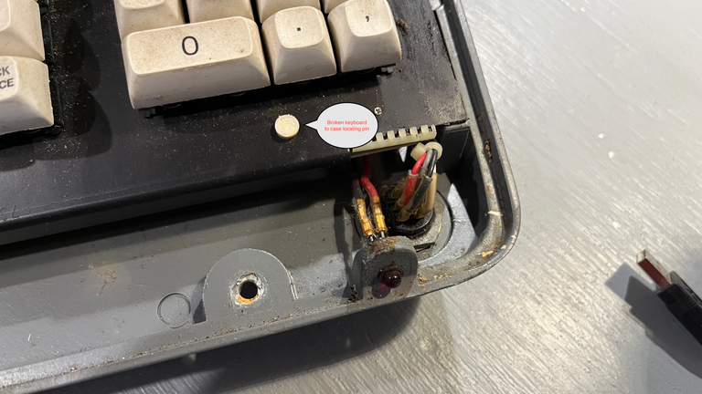 ADDS Regent 25 Power Switch, LED & keyboard locating pin
