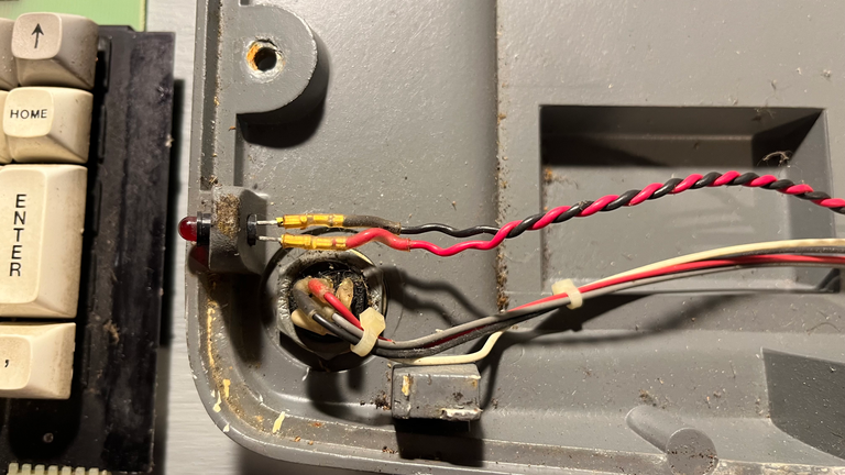 ADDS Regent 25 Power switch and LED connection from right